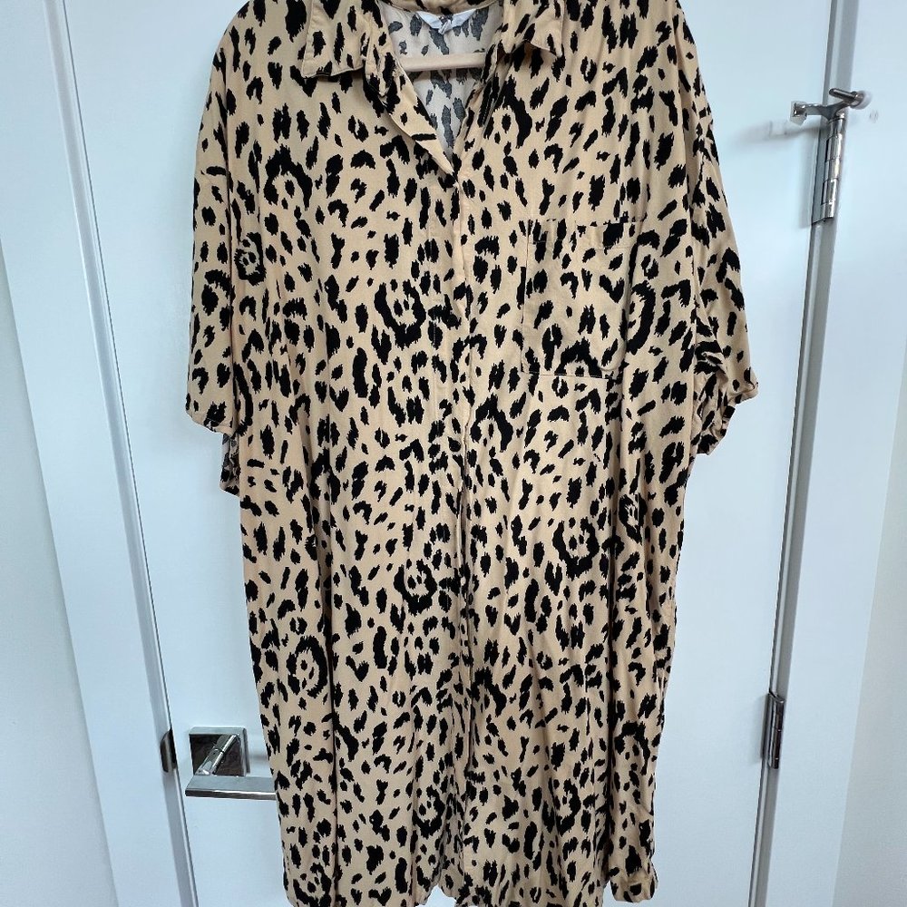 Leopard Print Mini Dress